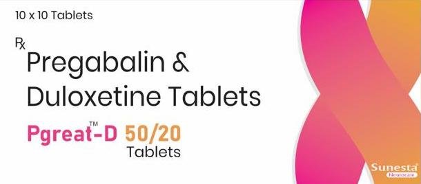 Pregabalin + Duloxetine